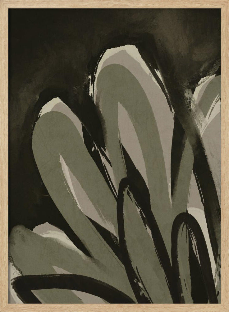 Green Leafs Poster